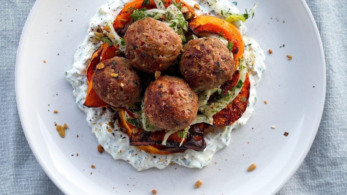 PUNCHed Middle Eastern Lamb Meatballs